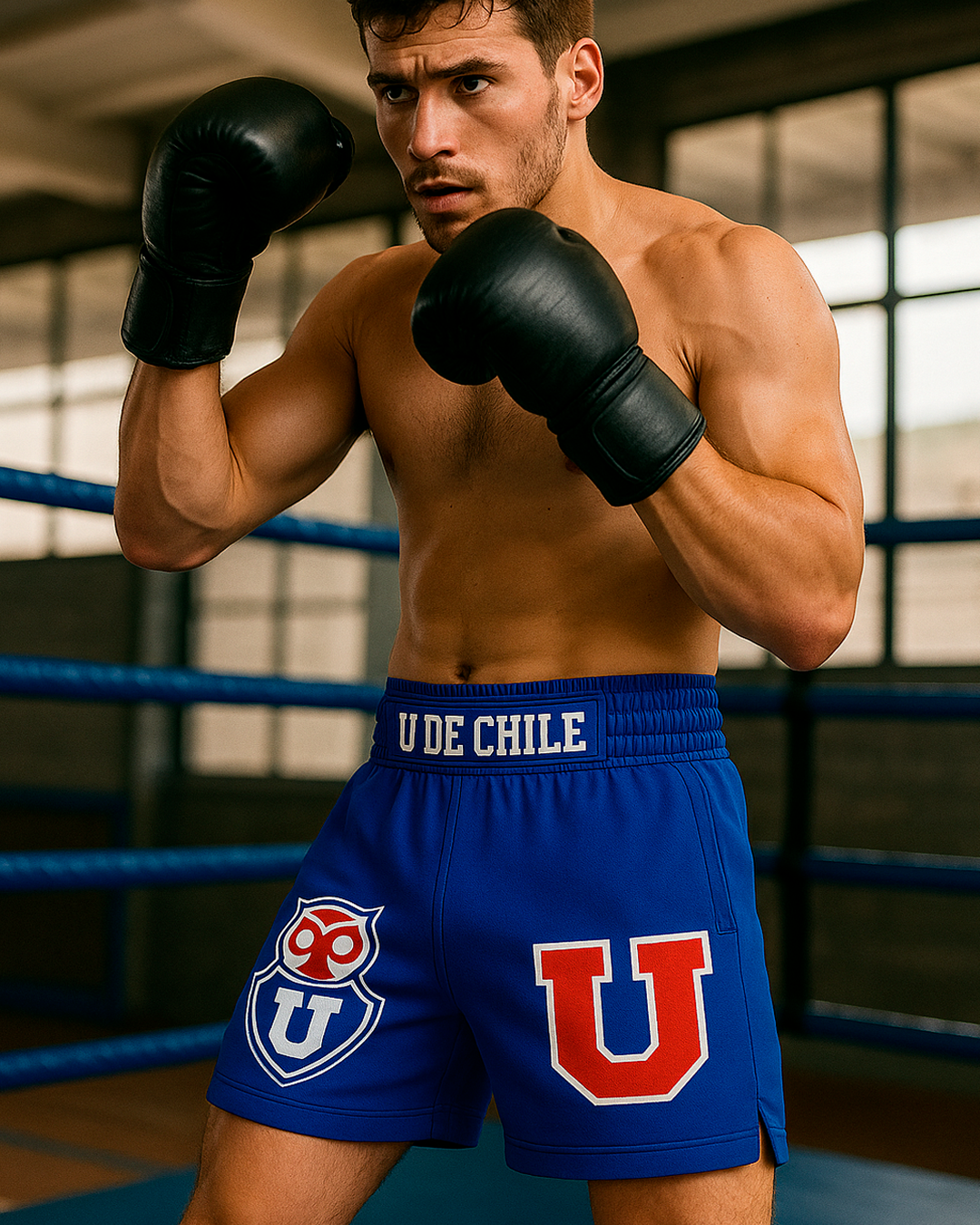 🩳🥊 Short de boxeo "U de Chile"