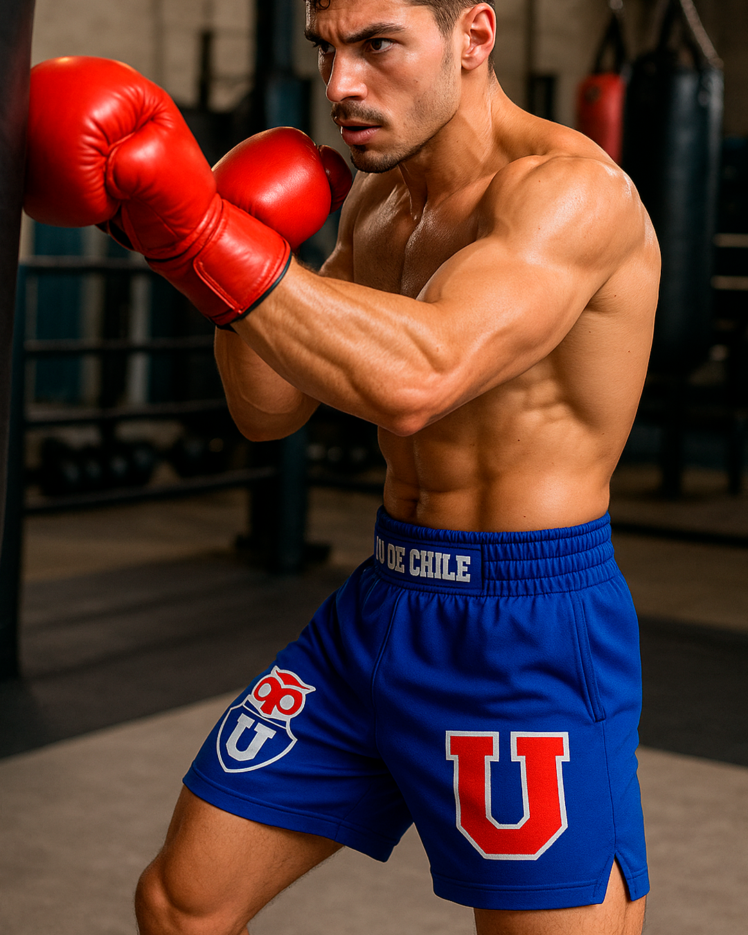 🩳🥊 Short de boxeo "U de Chile"